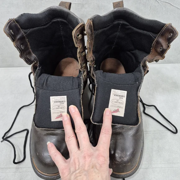 Red Wing 400 8-inch boots men display picture 2